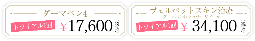 ウルトラVリフト お試し10本 \35,000 税抜　ハイパーウルトラVリフト 20本+8本 \120,000 税抜