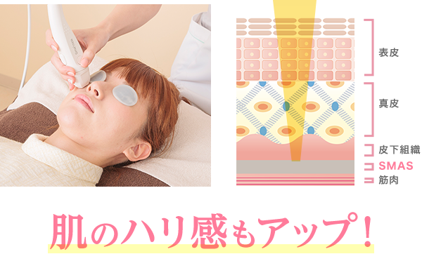 肌のハリ感もアップ